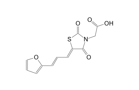 {(5Z)-5-[(2E)-3-(2-furyl)-2-propenylidene]-2,4-dioxo-1,3-thiazolidin-3-yl}acetic acid