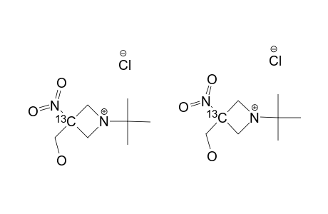 1-TERT.-BUTYL-3-HYDROXYMETHYL-3-NITRO-AZETIDINE-3-(13)C-HYDROCHLORIDE