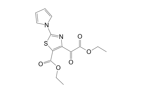 4-(2-Ethoxy-1,2-dioxoethyl)-2-(1-pyrrolyl)-5-thiazolecarboxylic acid ethyl ester