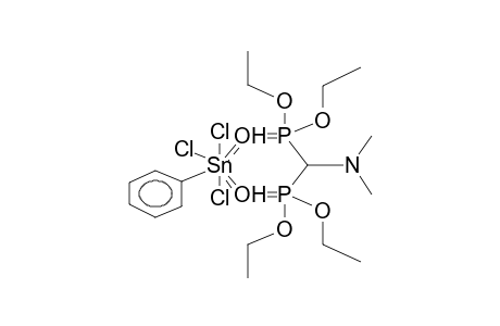 PHENYLTRICHLOROTIN-O,O,O,O-TETRAETHYL(ALPHA-DIMETHYLAMINOMETHYLENE)DIPHOSPHONATE COMPLEX (ISOMER 1)