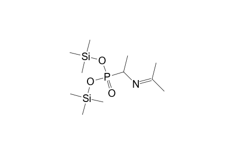 Phosphonic acid, [1-[(1-methylethylidene)amino]ethyl]-, bis(trimethylsilyl) ester