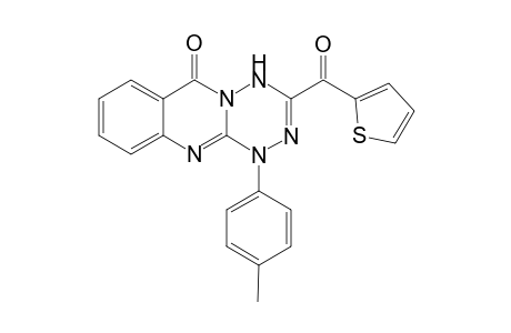 1-(4'-Methylphenyl)-3-(2''-thienylcarbonyl)-6H-[1,2,4,5]tetrazino[3,2-b]quinazolin-6-one