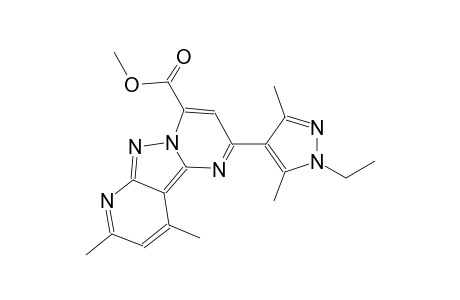 pyrido[2',3':3,4]pyrazolo[1,5-a]pyrimidine-4-carboxylic acid, 2-(1-ethyl-3,5-dimethyl-1H-pyrazol-4-yl)-8,10-dimethyl-, methyl ester