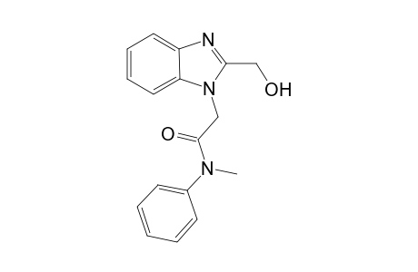 1H-1,3-Benzimidazole-1-acetamide, 2-(hydroxymethyl)-N-methyl-N-phenyl-