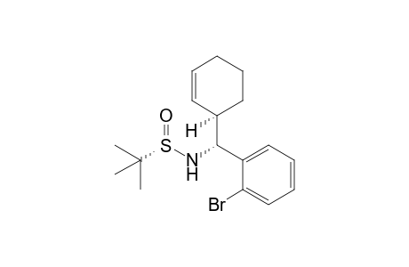 (S(S),1R,1'R)-(2-Bromophenyl)-N-(tert-butylsulfinyl)(cyclohex-2-en-1-yl)methanamine