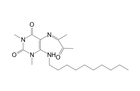 5-N-(1'-Acetyl-1'-methylmethylene)-6-decylamino-1,3-dimethyluracil