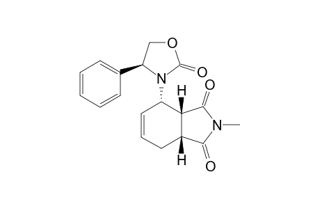 (3aR,4S,7aR)-2-Methyl-4-((S)-2-oxo-4-phenyloxazolidin-3-yl)-3a,4,7,7a-tetrahydro-1H-isoindole-1,3(2H)-dione