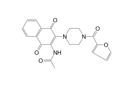 N-[3-[4-(2-furoyl)piperazino]-1,4-diketo-2-naphthyl]acetamide