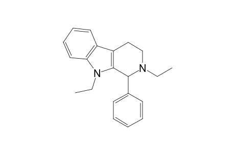 2,9-Diethyl-1-phenyl-2,3,4,9-tetrahydro-1''-.beta.-carboline