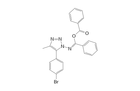 1-(ALPHA-BENZOYLOXY-PHENYLIDENE-AMINO)-3-METHYL-5-PARA-BROM-PHENYL-1,2,3-TRIAZOLE