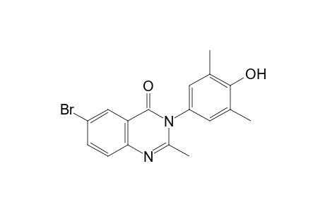 6-bromo-3-(4-hydroxy-3,5-xylyl)-2-methyl-4(3H)-quinazolinone