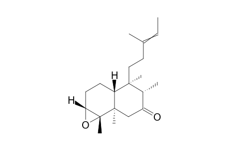 (1aR,3aR,4R,5S,7aR,7bS)-4,5,7a,7b-tetramethyl-4-(3-methylpent-3-enyl)-1a,2,3,3a,5,7-hexahydronaphtho[1,2-b]oxiren-6-one