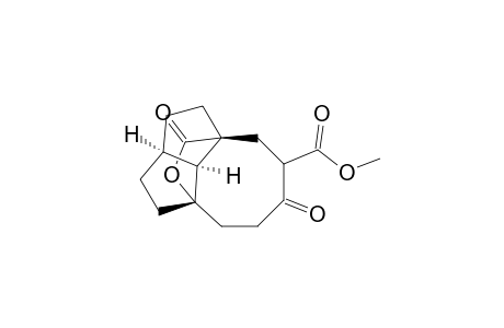 9a,4a-(Epoxymethano)-5H-cycloocta[cd]pentalene-6-carboxylic acid, decahydro-7,11-dioxo-, methyl ester, (2a.alpha.,4a.beta.,6.alpha.,9a.beta.,9b.alpha.)-