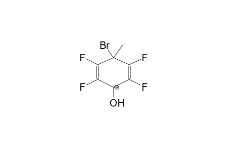 1-METHYL-1-BROMO-4-HYDROXYTETRAFLUOROBENZOLONIUM CATION