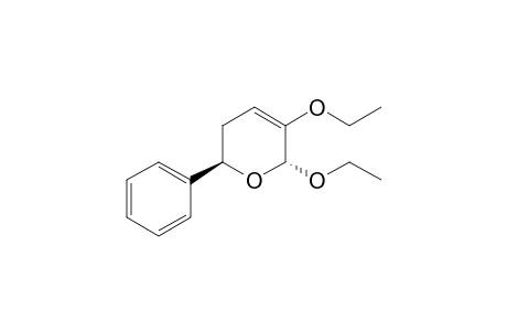 (2R*,6R*)-2,3-Diethoxy-6-phenyl-5,6-dihydro-2H-pyran