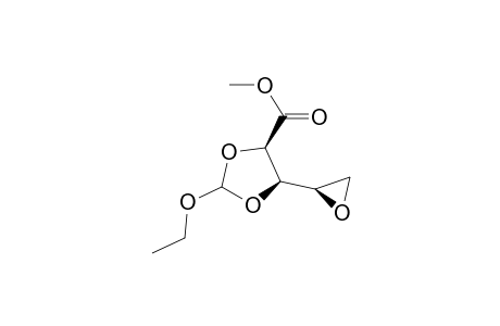 Methyl (2R,3R,4R)-4,5-epoxy-2,3-ethoxymethylenedioxypentanoate