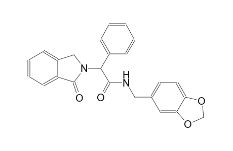 1H-isoindole-2-acetamide, N-(1,3-benzodioxol-5-ylmethyl)-2,3-dihydro-1-oxo-alpha-phenyl-