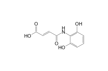 2-Butenoic acid, 4-[(2,6-dihydroxyphenyl)amino]-4-oxo-