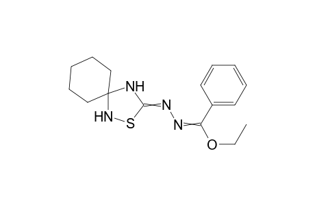 5-(alpha-Ethoxybenzylidenhydrazono)-3,3-pentamethylen-1,2,4-thiadiazolidine
