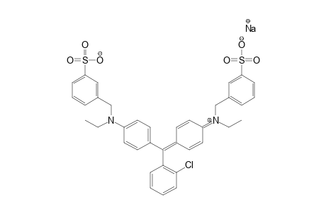 Benzenemethanaminium, N-[4-[(2-chlorophenyl)[4-[ethyl[(3-sulfophenyl)methyl]amino]phenyl]methylene]-2,5-cyclohexadien-1-ylidene]-N-ethyl-3-sulfo-
