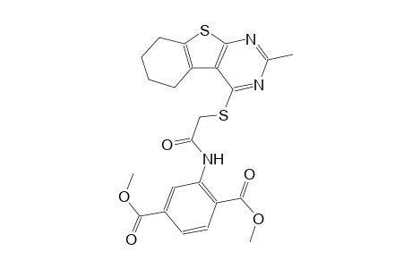 1,4-benzenedicarboxylic acid, 2-[[[(5,6,7,8-tetrahydro-2-methylbenzo[4,5]thieno[2,3-d]pyrimidin-4-yl)thio]acetyl]amino]-, dimethyl ester