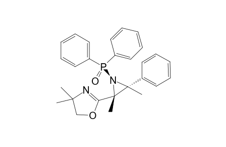 (2R*,3R*)-2-(1-Diphenylphosphinoyl-2,3-dimethyl-3-phenylaziridin-2-yl)-4,4-dimethyl-4,5-dihydrooxazole