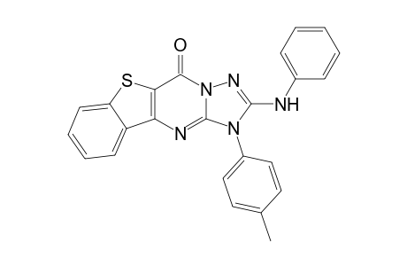 1-(4-Methylphenyl)-2-phenylamino-benzo[4,5]thieno[3,2-d][1,2,4]triazolo[1,5-a]pyrimidin-5(1H)-one