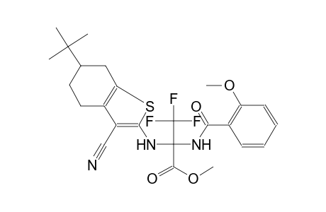 alanine, N-[3-cyano-6-(1,1-dimethylethyl)-4,5,6,7-tetrahydrobenzo[b]thien-2-yl]-3,3,3-trifluoro-2-[(2-methoxybenzoyl)amino]-,