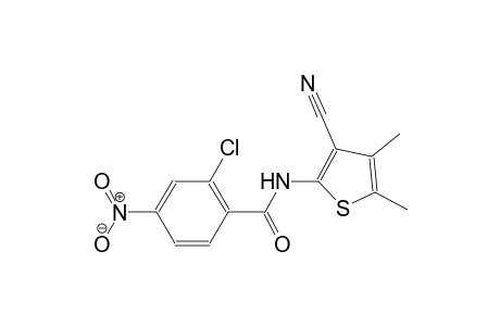 2-chloro-N-(3-cyano-4,5-dimethyl-2-thienyl)-4-nitrobenzamide