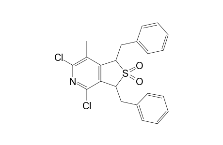 1,3-Dibenzyl-4,6-dichloro-7-methyl-1,3-dihydrothieno[3,4-c]pyridine 2,2-dioxide