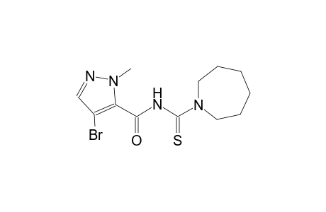 4-bromo-N-(hexahydro-1H-azepin-1-ylcarbothioyl)-1-methyl-1H-pyrazole-5-carboxamide