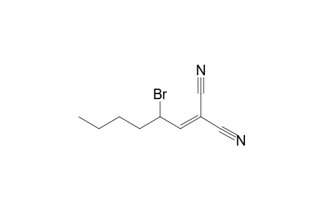 2-(2-Bromohexylidene)malononitrile