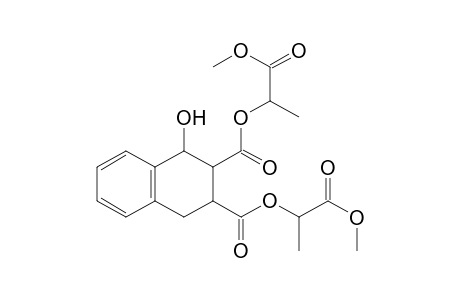 2,3-Naphthalenedicarboxylic acid, 1,2,3,4-tetrahydro-1-hydroxy-, bis(2-methoxy-1-methyl-2-oxoethyl) ester, [1R-[1.alpha.,2.beta.(S*),3.alpha.(S*)]]-