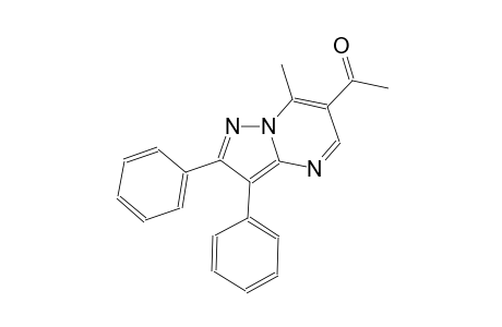 ethanone, 1-(7-methyl-2,3-diphenylpyrazolo[1,5-a]pyrimidin-6-yl)-