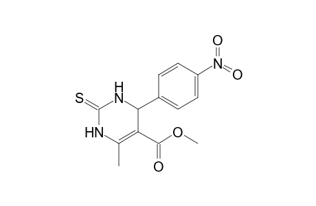 6-Methyl-4-(4-nitrophenyl)-2-sulfanylidene-3,4-dihydro-1H-pyrimidine-5-carboxylic acid methyl ester