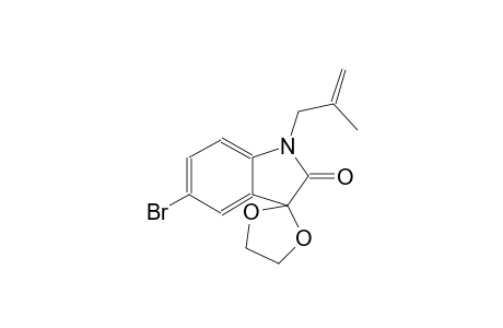 5'-bromo-1'-(2-methylallyl)spiro[[1,3]dioxolane-2,3'-indolin]-2'-one