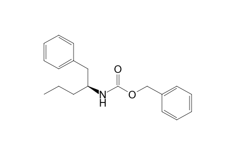 (phenylmethyl) N-[(2S)-1-phenylpentan-2-yl]carbamate