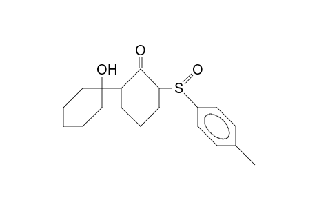 6-(1-Hydroxy-cyclohexyl)-2-P-tolylsulfinyl-cyclohexanone