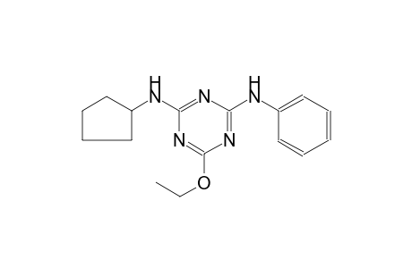 1,3,5-triazine-2,4-diamine, N~2~-cyclopentyl-6-ethoxy-N~4~-phenyl-