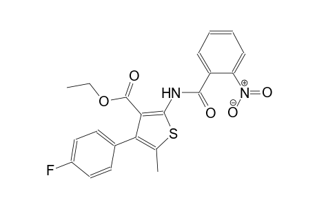 ethyl 4-(4-fluorophenyl)-5-methyl-2-[(2-nitrobenzoyl)amino]-3-thiophenecarboxylate