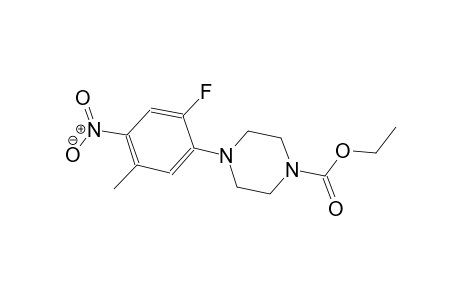 ethyl 4-(2-fluoro-5-methyl-4-nitrophenyl)-1-piperazinecarboxylate