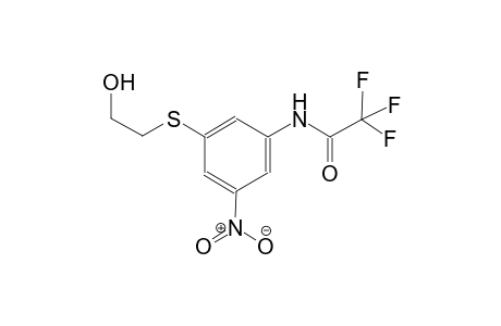 2,2,2-trifluoro-N-{3-[(2-hydroxyethyl)sulfanyl]-5-nitrophenyl}acetamide