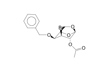 1,6-Anhydro-2-O-acetyl-4-O-benzyl-3-bromo-3-deoxy-b-d-galactopyranose