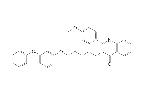 2-(4-methoxyphenyl)-3-[5-(3-phenoxyphenoxy)pentyl]-4(3H)-quinazolinone