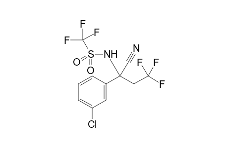 N-(1-(3-chlorophenyl)-1-cyano-3,3,3-trifluoropropyl)-1,1,1-trifluoromethane-sulfonamide