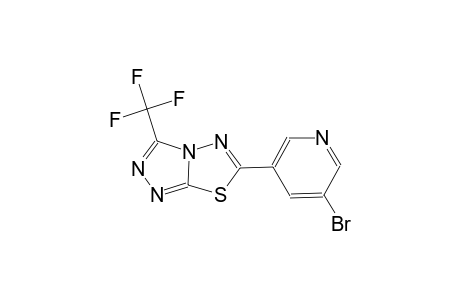 [1,2,4]triazolo[3,4-b][1,3,4]thiadiazole, 6-(5-bromo-3-pyridinyl)-3-(trifluoromethyl)-