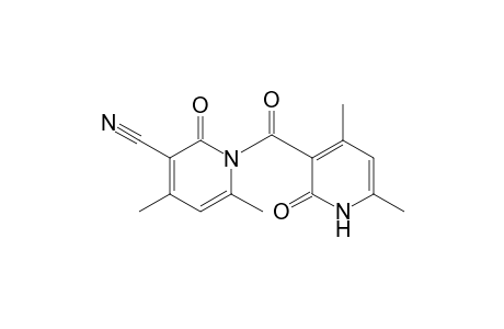 3-Cyano-1,2-dihydro-1-(4,6-dimethyl-1,2-dihydro-2-pyridone-3-carbonyl)-4,6-dimethyl-2-pyridone
