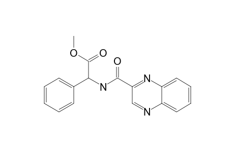 2-phenyl-2-(quinoxaline-2-carbonylamino)acetic acid methyl ester