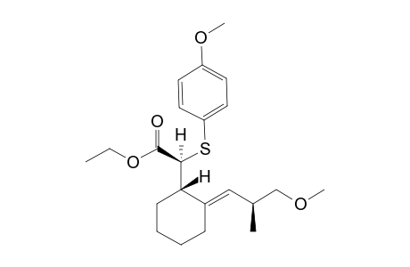 (2S)-2-[(1S,2E)-2-[(2S)-3-methoxy-2-methyl-propylidene]cyclohexyl]-2-[(4-methoxyphenyl)thio]acetic acid ethyl ester