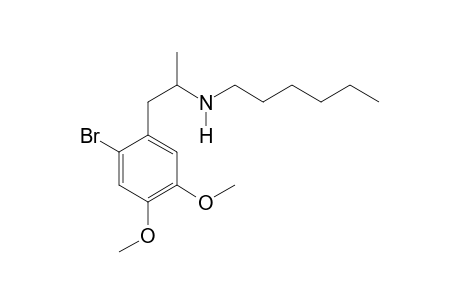 N-Hexyl-2-bromo-4,5-dimethoxyamphetamine